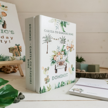 Safari Party - Guestbook personalizat | Cartea cu ganduri bune [1]