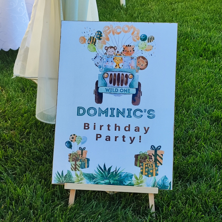 Safari Party | Panou intampinare invitati | Welcoming Board [3]