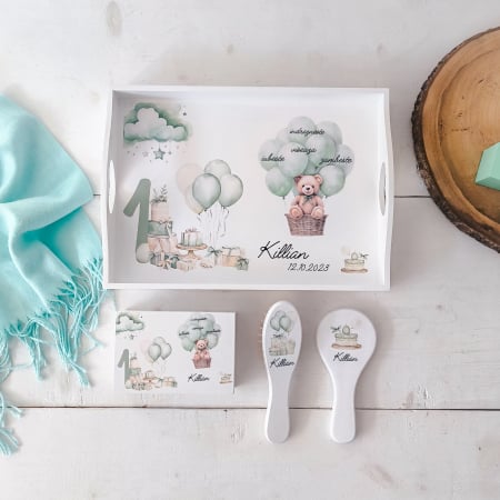 Tavita Mot Personalizata | Teddy Visatore | Set prima aniversare [2]