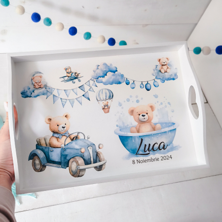 Teddy Bear - Tavita personalizata mot - Set 1 an personalizat | Teddy Bear Calator