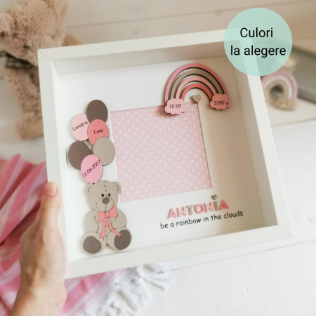 Teddy Bear - Teddy Bear - Rama foto personalizata bebe