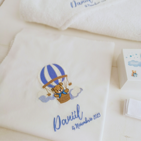 Trusou botez personalizat Cloudy Bear [2]