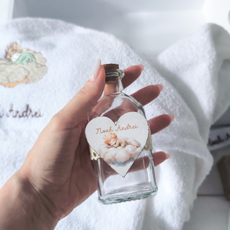 Trusou botez Micul Print | Personalizat in cutie lemn [5]