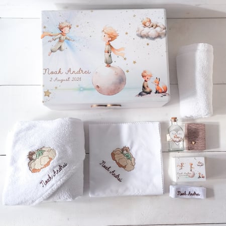 Trusou botez - Trusou botez Micul Print | Personalizat in cutie lemn