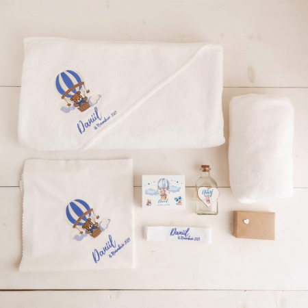 Trusou botez - Trusou botez personalizat Cloudy Bear