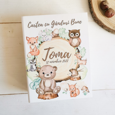 Woodland Story - Guestbook personalizat | Cartea cu ganduri bune [2]