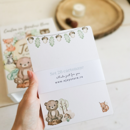 Woodland Story - Guestbook personalizat | Cartea cu ganduri bune [3]