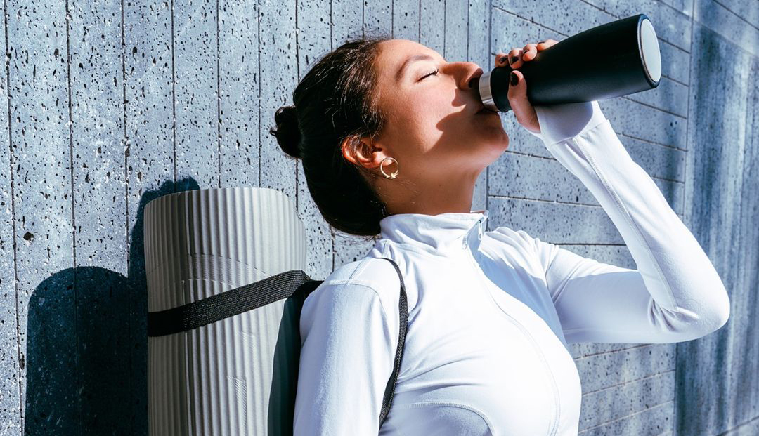 Fitness Tech: Sticlă pentru apă reutilizabilă Smart LIZ Black 350ml