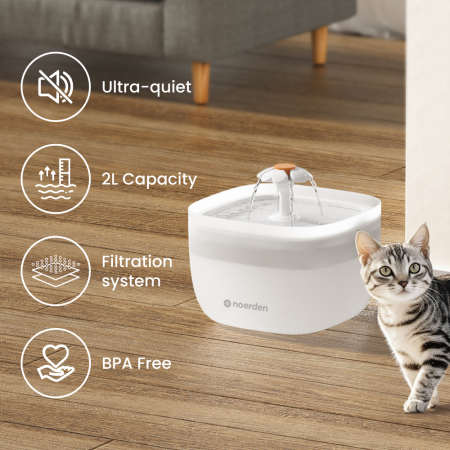 Pachet Premium Smart Pet Care NOERDEN – Hrănitor automat Wi-Fi + Fântână Filtrare 360° + Lesă LED + Pila electrică gheare [5]