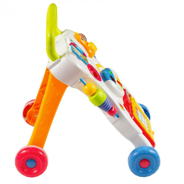 Antepremergator, Baby Mix, Educational cu sunete si lumini, Cu panou detasabil, Cu mini pian [4]