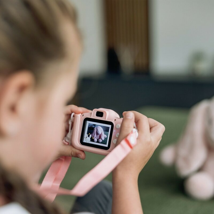 Aparat foto digital pentru copii, Free2Play, Cu functie selfie, Cadre distractive, Cu 6 filtre, Unicorn [15]