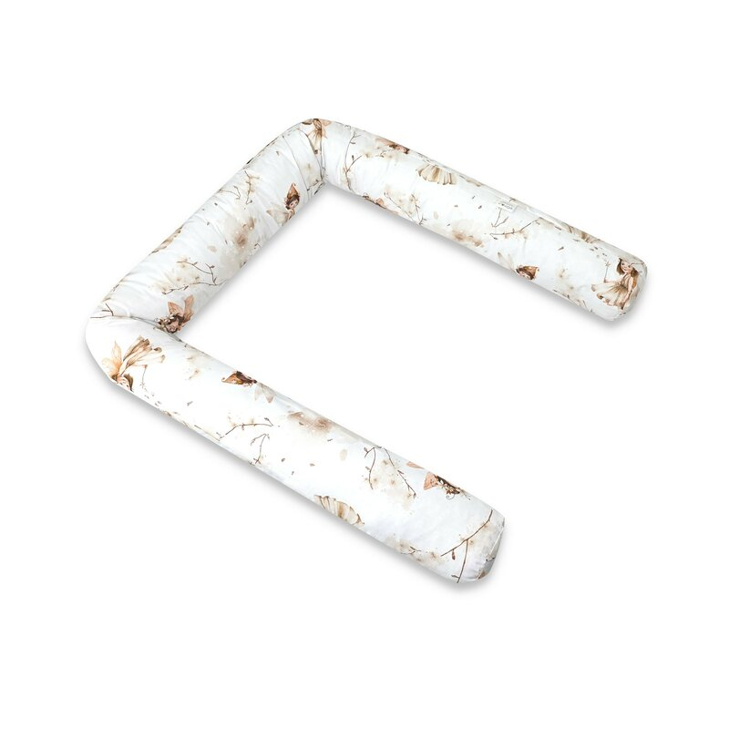 Aparatoare pentru patut, MimiNu, Tip rulou, Cu husa detasabila, Lungime 180 cm, Din bumbac certificat Oeko Tex Standard 100, Fairy [1]