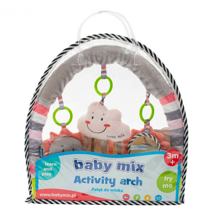 Arcada, Baby Mix, Universala, Cu jucarii din plus, Pentru landou, Carucior, Scaun de masa, Patut, Cloud [7]