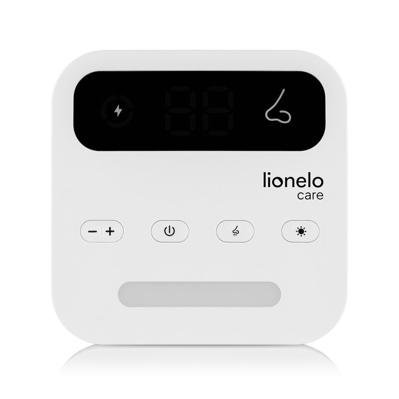 Aspirator nazal electric, Lionelo, Babyair Flow, Multifunctional, 9 trepte de aspirare, Functionare wireless pana la 2.5 h, Silentios, Functie de lampa, 3 varfuri din silicon, Perie de curatare inclus [2]