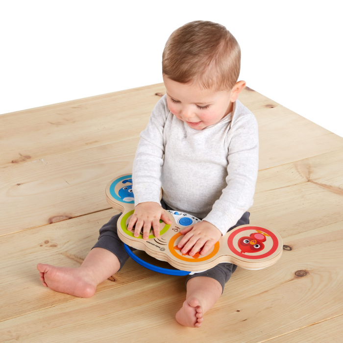 Baby Einstein – Jucarie muzicala de lemn Hape Magic Touch Drum™ [2]