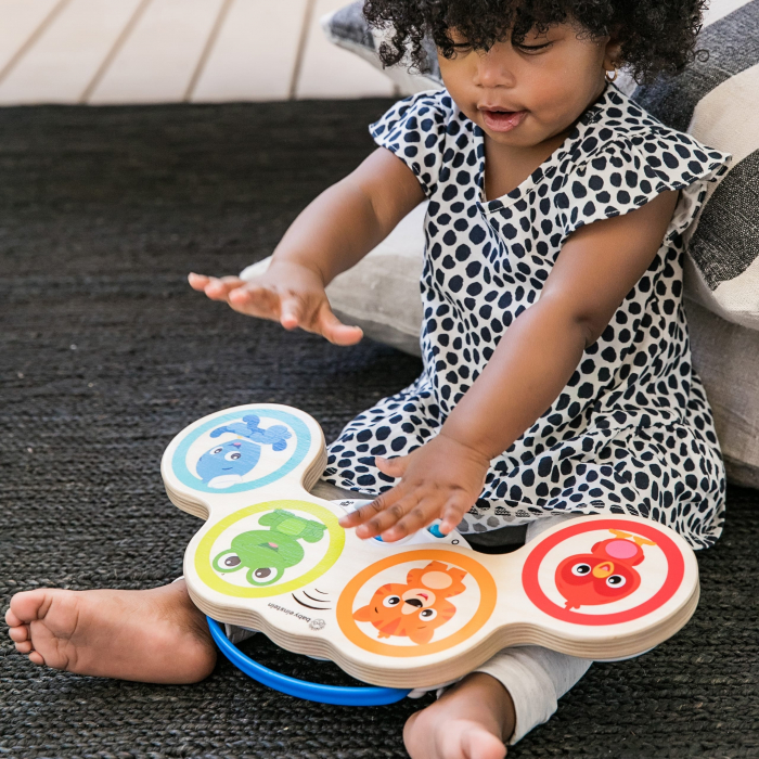 Baby Einstein – Jucarie muzicala de lemn Hape Magic Touch Drum™ [4]