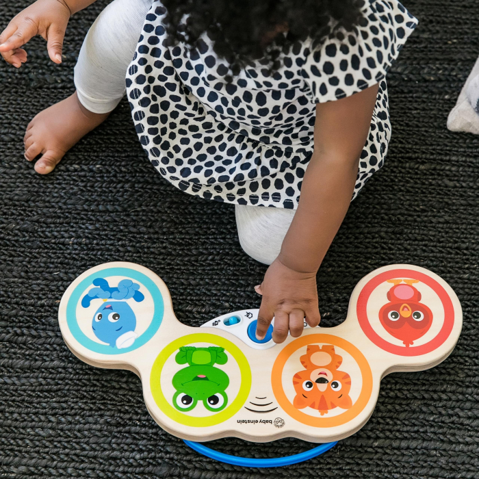 Baby Einstein – Jucarie muzicala de lemn Hape Magic Touch Drum™ [5]