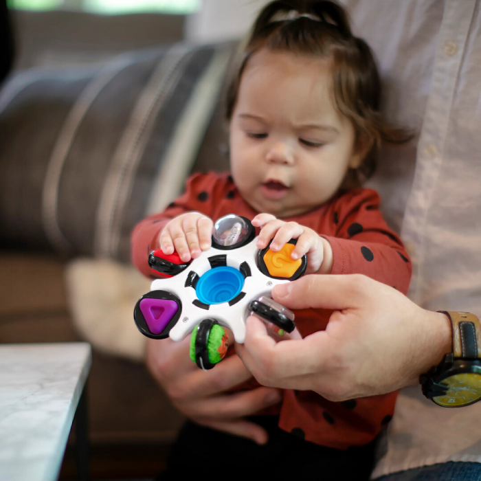 Baby Einstein  - Jucarie senzoriala Curiosity Clutch Twist & Pop Rattle Teether [10]
