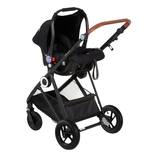 BabyGo - Carucior 3 in 1 AIR Halime black – cadru Black [4]