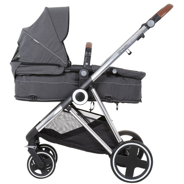 BabyGo - Carucior 3 in 1 Halime  – cadru Silver [8]