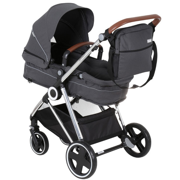 BabyGo - Carucior 3 in 1 Halime  – cadru Silver [5]
