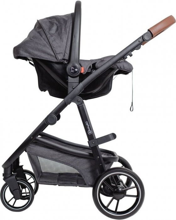 BabyGo - Carucior 3 in 1 Simplex, Grey Melange [6]