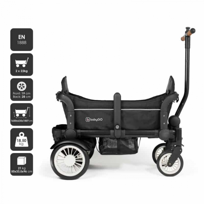 BabyGo - Carucior de transport tip vagon Cozy Rider [16]