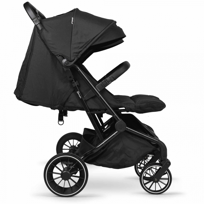 BabyGo - Carucior pliabil pentru gemeni GoTwice, Black [8]