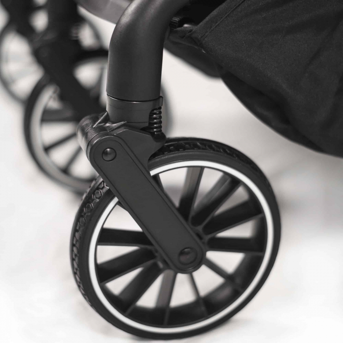 BabyGo - Carucior pliabil pentru gemeni GoTwice, Grey [10]