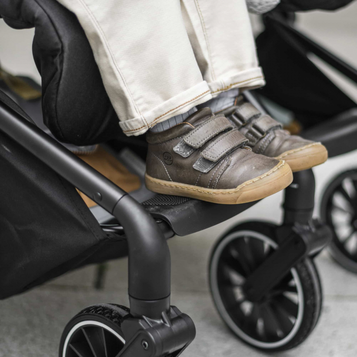 BabyGo - Carucior pliabil pentru gemeni GoTwice, Grey [3]