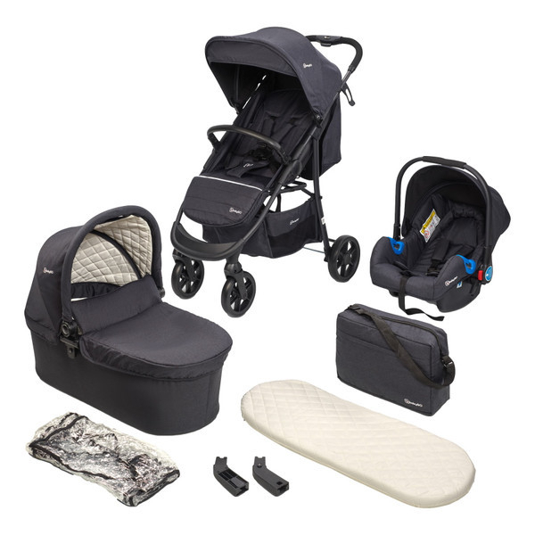BabyGo - Carucior Style 3 in 1 Black [3]