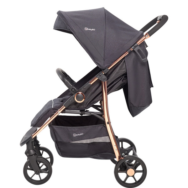 BabyGo - Carucior Style 3 in 1 Black-Rose [1]