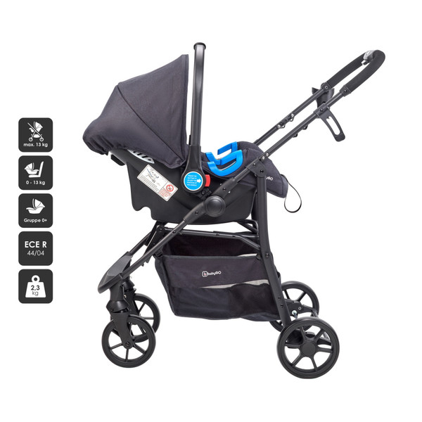BabyGo - Carucior Style 3 in 1 Rosa [5]