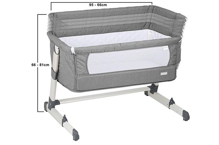 BabyGo – Patut co-sleeper 2 in 1 Together Grey [8]