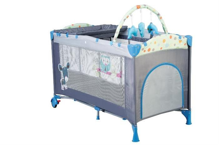 BabyGo - Patut pliant Sleepwell Blue [4]