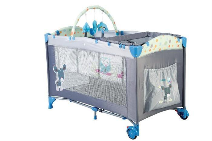 BabyGo - Patut pliant Sleepwell Blue [3]
