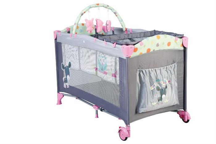 BabyGo - Patut Pliant Sleepwell Pink [2]