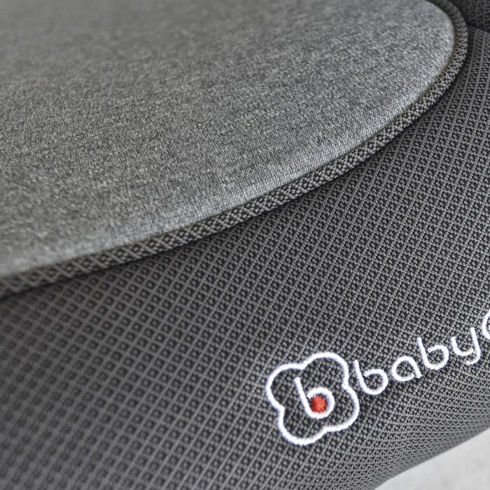 BabyGo - Scaun auto booster i-Size, Melange Gray, 125-150 cm, certificat R129 [3]