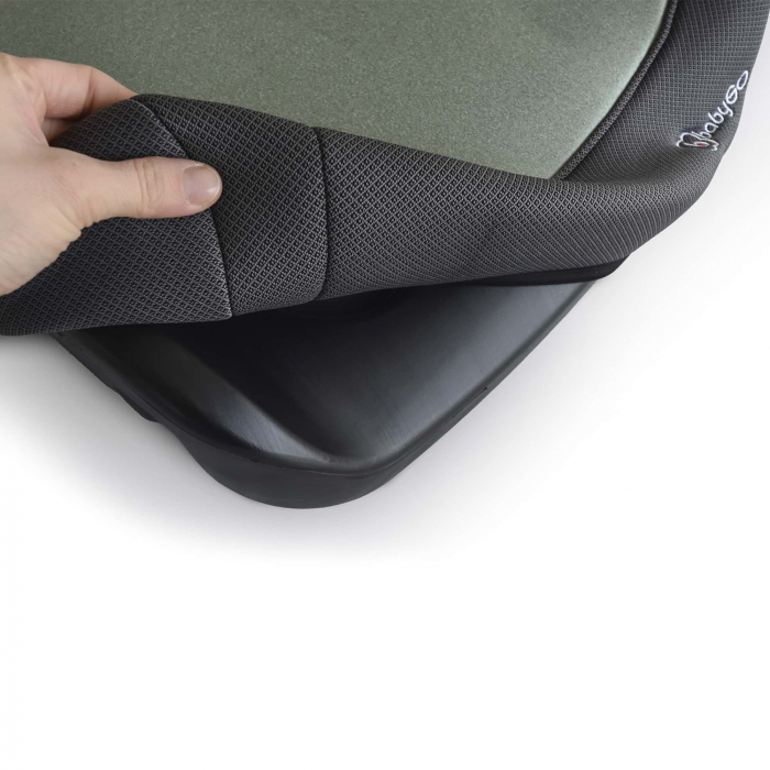 BabyGo - Scaun auto booster i-Size, Melange Green, 125-150 cm, certificat R129 [8]