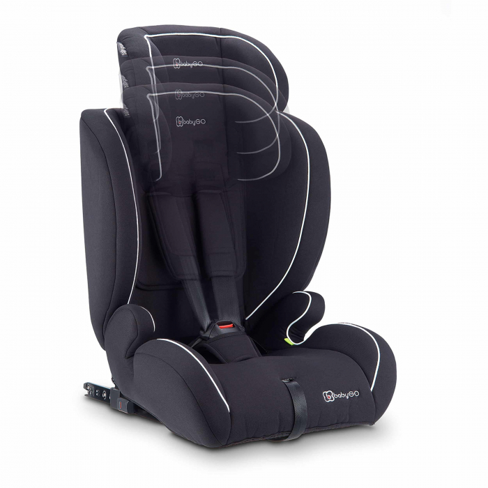 BabyGo - Scaun auto i-Size FreeFix Black, 76-150 cm, certificat R129 [7]