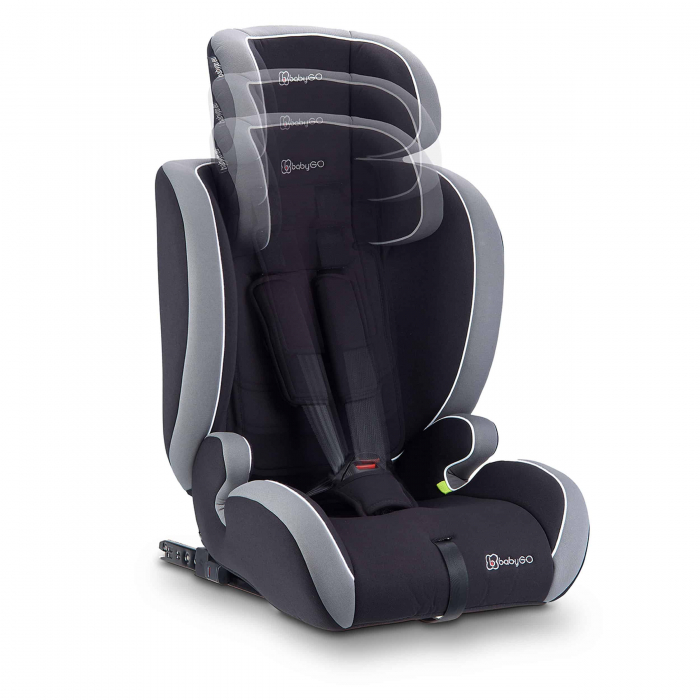BabyGo - Scaun auto i-Size FreeFix Grey, 76-150 cm, certificat R129 [8]