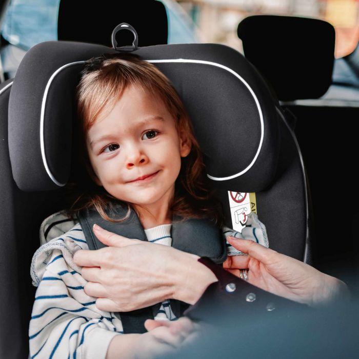 BabyGo - Scaun auto Nova2, Gray, 40 -150 cm, certificat R129 [8]