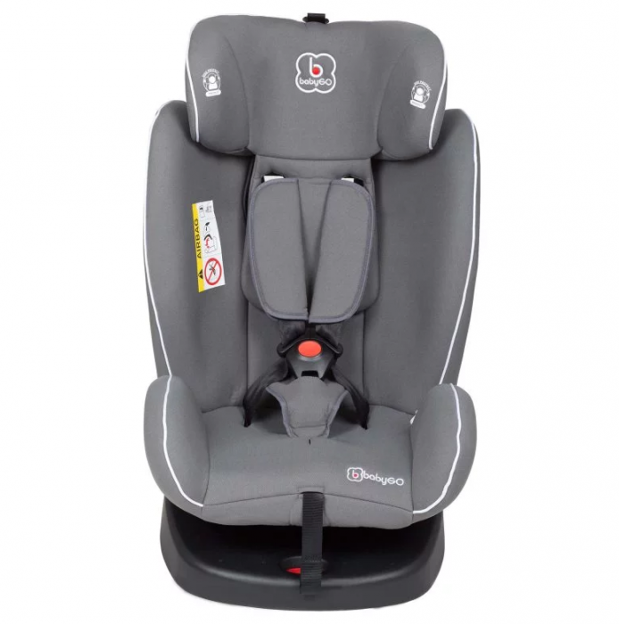 BabyGo - Scaun auto rotativ cu isofix Nova 360° Grey, 0 - 36 kg [2]