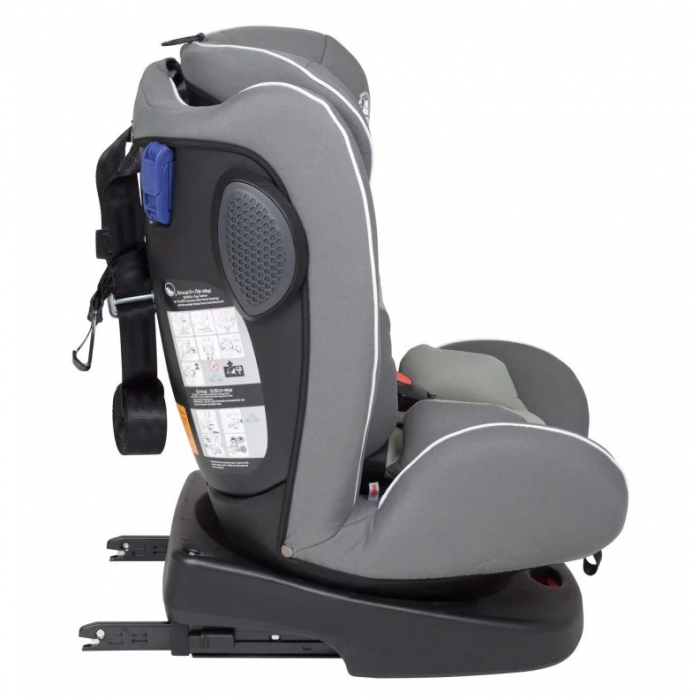 BabyGo - Scaun auto rotativ cu isofix Nova 360° Grey, 0 - 36 kg [5]