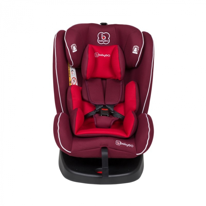 BabyGo - Scaun auto rotativ cu isofix Nova 360° Red, 0 - 36 kg [1]