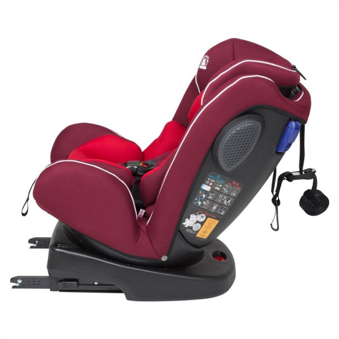 BabyGo - Scaun auto rotativ cu isofix Nova 360° Red, 0 - 36 kg [2]