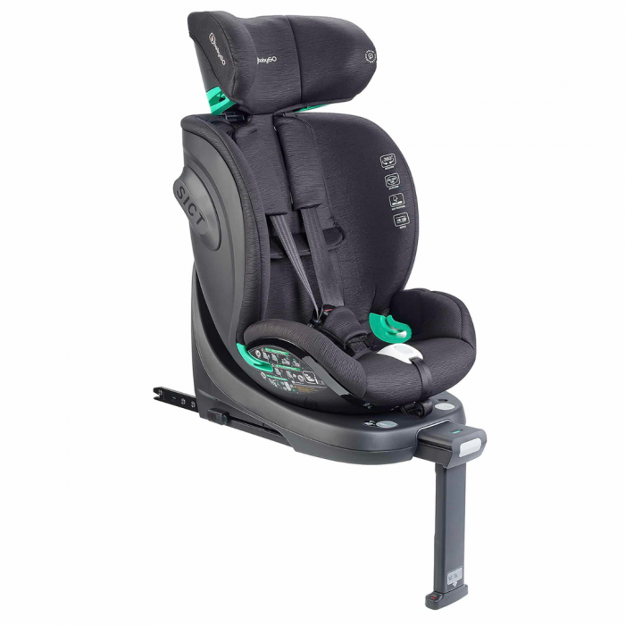 BabyGo - Scaun auto rotativ Prime 360, Black, 40-150 cm, certificat R129 [3]