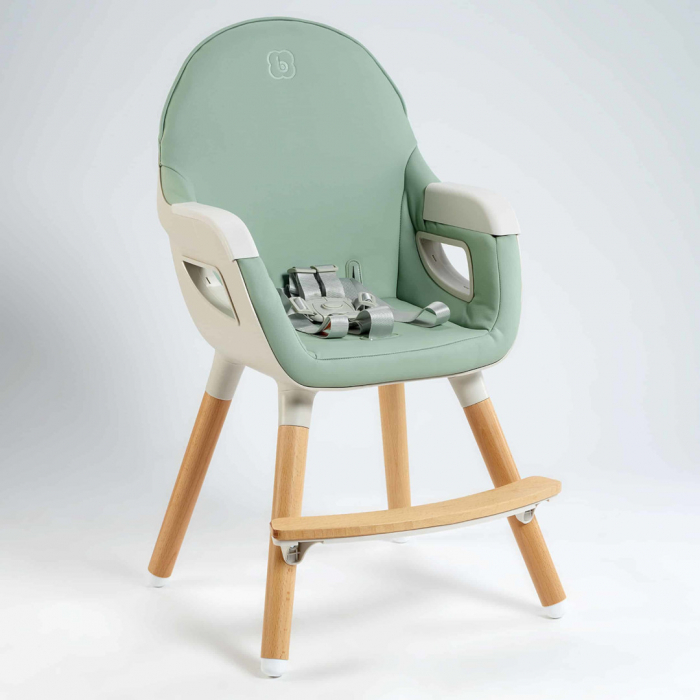 BabyGo - Scaun de masa transformabil Scandi Green [4]