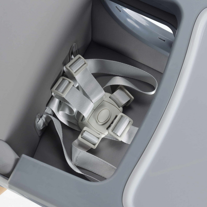 BabyGo - Scaun de masa transformabil Scandi Grey [4]