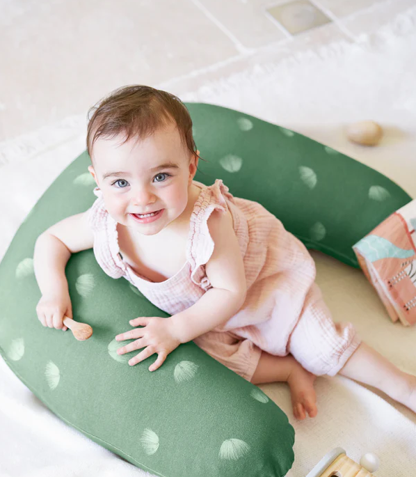 Babymoov - Perna B.Love 2 in 1 de maternitate si de alaptare, in forma de U si C, Verde [3]